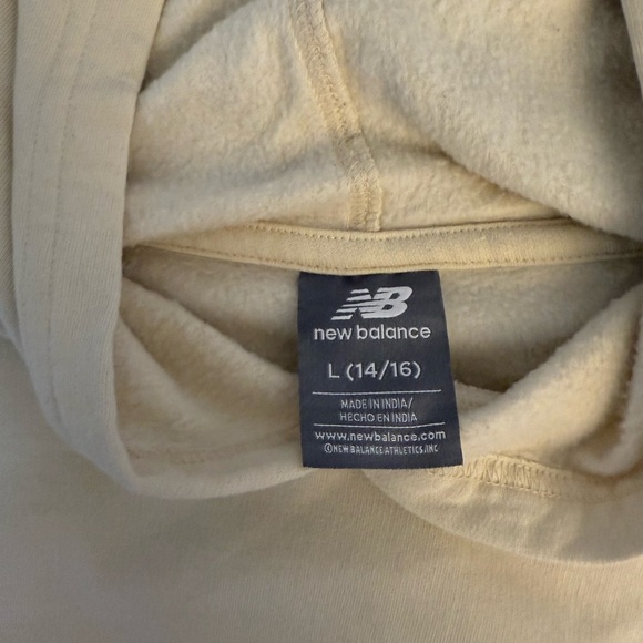 New Balance Cream Hoodie - Picture 3 of 4
